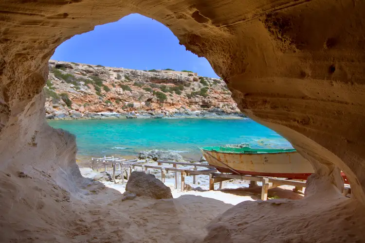 cala en baster formentera baleari