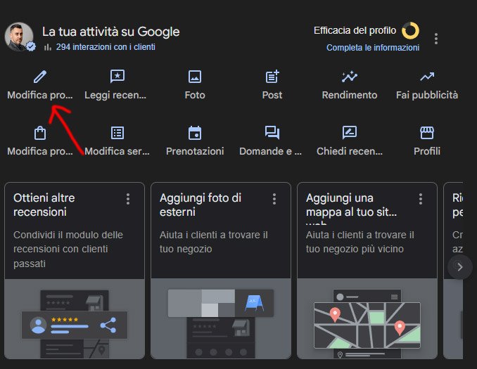google business profile pietro rogondino
