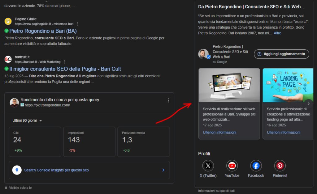 google business profile pietro rogondino6